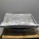 Outdoor Fire Pits for Outside Wood Burning Table Fire Pit with Spark Screen Cover, Fire Bowls Backyard Fire Pit with Fire Poker for Camping Beach (Black, 18.5 Inch)