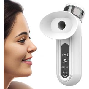 Eye Steamer for Dry Eyes, Steam Wand for Dry Eyes, Heated Nano Eye Mist Sprayer with Cold & Hot Compress Modes, Handheld Face Eye-Relief Steam Machine for Moisturizing & Soothing, 2 Pcs (Blue)