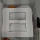 MOES Smart Single Pole Light Switch, 2.4GHz WiFi Smart Wall Switch, Needs Neutral Wire, Multi-Control, Smart Life/TUYA APP Control, Voice Control with Alexa/Google Home, White 2 Gang