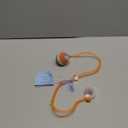 Interactive Cat Toys for Indoor Cats,The 3rd Generation Agile Moving Cat Ball with Elastic Mesh Tail,Automatic Kitten Toys for Bored Indoor Adult Cats,Motion Activated (Orange)