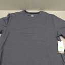 Gaiam Men's Breathe Ease Short Sleeve Crewneck Top, Standard Fit, Stretch Heavyweight Performance Material, XL