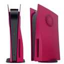 Faceplate with Cooling Vents and Dust Filter for PS5 Disc Edition DOBEWINGDELOU Face Plate Console Cover Replacement Side Plate Shell Dustproof Accessories ABS Case Cosmic Red