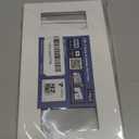 CML Decorator Screwless Wall Plate, 4-Gang Light Switch Covers, Decor Outlet Cover Plate, Standard Size 4.68X 8.34, Impact Resistant, White (1 Pack)