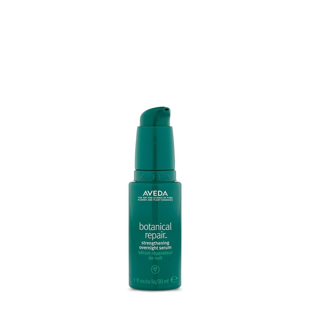 Aveda Botanical Repair Strengthening Overnight Serum | Bond-Building Serum | Reduces the Look of Split Ends | Repairs Damaged Hair | With Nangai Oil | 99% Naturally Derived*, 1 Fl Oz