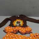XFGLCK 1-6T Toddler Kids Baby Girls Thanksgiving Turkey Clothes Outfit Long Sleeve Ruffle Top+ Dot Pant Fall Winter 2PCS, Size 100