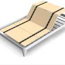 Foldable Box Spring,30"x 60",Mattress Support Wooden Bunkie Board, Double Deck Bed, Large Bed Board Supported by Mattress,No Assembly Needed
