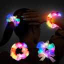 2 Pcs Pink Scrunchies Set