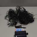 WBao Solar Christmas Net Lights 200LED F8 Big Bulbs, 8.4ft x 5.2ft Christmas Bushes Lights with Remote Control, 8 Modes, Timer, Waterproof for Lawn, Bushes, Trees Outdoor Xmas Decorations, Cool White