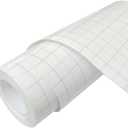 RIZEE Transfer Tape for Vinyl, 6"50 FT Standard Grip w/Alignment Grid Application Transfer Paper for Cricut, Silhouette Cameo, Adhesive Vinyl for Decals, Signs, Windows, Stickers