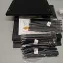 Vertical Shoe Rack - Tall Narrow Shoe Rack Organizer for Small Spaces,5 Tier Bamboo Shoen Shelf for Entryway,Closet,Corner,Doorway,Skinny Shoe Shelf Space Saving Shoe Storage,Free Stackable DIY (Black)