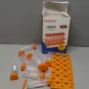 TEKEFT Primary Science Jumbo Test Tubes with Stand, Set of 10 Tubes, Ages 3+