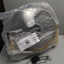 Battery Operated Powered 16 Inch Floor Fan High Velocity Rechargeable Fan Cordless Metal Blade Portable Fan for Camping Travel Patio Tent Indoor Outdoor 360 Degree Manual Tilt 12 Speed