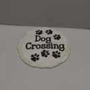 Spoontiques - Garden Dcor - Dog Crossing Stepping Stone - Decorative Stone for Garden