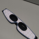 Pedete Red Light Therapy for Eyes, 3 Modes Under-Eye Red Light Eye Mask, Eye Massager for Fine Lines Eye Bags and Dark Circles for Men Women(Black)