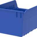 Akro-Mils 30080 ShelfMax Plastic Nesting Shelf Bin Box, Blue, 8 Count, 11.62"L x 8.37"W x 6"H