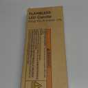 Homemory 6 Pcs Wax Flameless Taper Candles with Remote Timer and Dimmer, LED Candle Sticks with Flickering Light, Ivory Battery Operated Window Candles, 9.6 Inches for Wedding Home Indoor Decoration