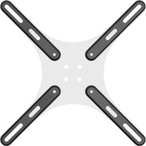 VESA Extension Mount Adapter Brackets Kit for Screens 32 to 55 inch LCD LED TV, TV Mount Steel Conversion Plate for VESA up to 400x400mm