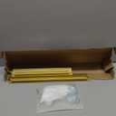 ARTGOW Metal Floating Frame for 12"x16" Canvas Oil Paintings, DIY Canvas Frame with 1.5" Deep, Floater Frames for Prints Wall Art/Portrait/Landscape Living Room Bedroom Kitchen Decor (Gold)