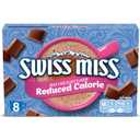 Swiss Miss Reduced Calorie Milk Chocolate Flavored Hot Cocoa Mix, Hot Cocoa Bar Supplies, 0.39 oz., 8-Count Envelopes (EXP 07/15/27)