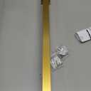 Bath Towel Bar 23.74", Angle Simple SUS304 Stainless Steel Bathroom Towel Holder, Shower Towel Rod, Single Towel Hanger Bar, Clothing Towel Rack for Wall, Brushed Gold