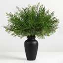 Daifunli 4 Pcs Artificial Italian Ruscus Greenery Stems 39.4'' Faux Greenery Leaves Decor Green Plants Spray for DIY Wedding Arch Bouquet Filler Table Centerpieces Home Indoor Decor