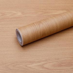 Wood Grain Contact Paper Peel and Stick Wallpaper Self Adhesive Wall Paper for Furniture Countertop Drawer Shelf Liner Cabinet Waterproof Easy to Clean 23.6" X 78.7" (23.6"W x 78.7"L, Teak)