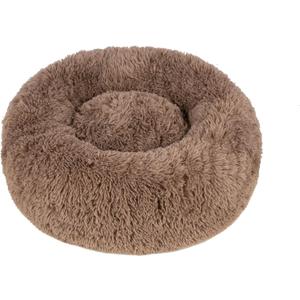 Best Pet Supplies Soft Plush Cute Indoor Dog Bed for Small, Medium, and Large Breeds - Caramel, 27x27x7.5''