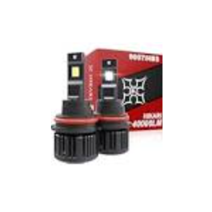 9007 LED Headlight Bulbs 6000lm Auto LED Lights 6000K White Light High Beam and Low Beam High Performance Plug and Play No Flicker Driving Light 1pair