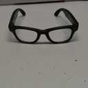 AI Smart Camera Glasses for Men Women, 4K Photography,1080P HD Video Recording,Real-Time Translation, Open-Ear Audio,Voice Assistant, Lightweight (Black Frame-Blue Light Blocking Lens)