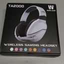 Wireless Gaming Headset with Noise Canceling Microphone for PS5, PC, PS4, 2.4G/Bluetooth Gaming Headphones with USB and Type-c Connector, Wired Mode for Controller (Purple)