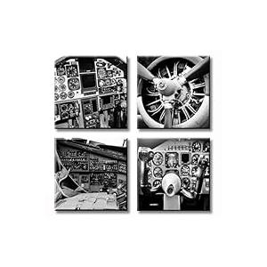 pack of 4 airplane pilot, frames