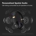 Beats Solo 4 - Wireless On-Ear Bluetooth Headphones, Up to 50-Hour Battery Life, Ultra-Lightweight Comfort, Powerful and Balanced Sound, Apple & Android Compatible - Black & Gold