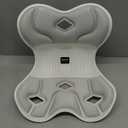 Ergonomic Lumbar Support Cushion, Silver,44.5mm x 410mm x 340mm, Standard Size, for Shoulder and Back Posture, 110-265 lbs Capacity