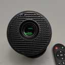 [Built-in Apps & 2026 Upgraded] Mini Projector Support 4K 1080P Auto Keystone 180 Rotatable with WiFi 6 and Bluetooth 5.4, Projector Portable Compatibile with HDMI/TV Stick/Memory Stick/Laptop-Black