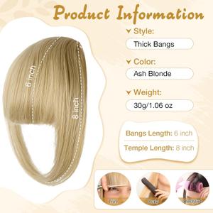 Bangs Hair Clip in Bangs667