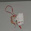 4PCS Glass Picture Frame Ornament, 2x3 Inch Brass Hanging Photo Frame Mini Vintage Double Glass Frame for Christmas Tree Home Wall(Gold)