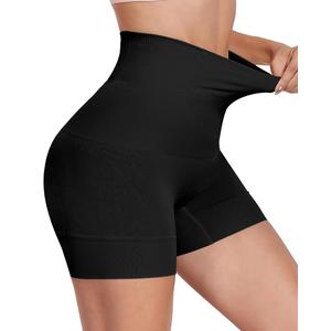 KLVEE Shapewear for Women Tummy Control, High Waisted Body Shaper Shorts Butt Lifting Thigh Slimmer Shapewear Under Dress, Size XL