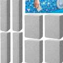 8 Pcs Pools Pumice Stone - Pool Cleaning Block Swimming Pumice Pool Tile Stone for Pools & Spa Tile, Grout & Concrete Cleaning (8Pcs)