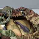Camo Poncho Liner, Army Blanket, Military Sleeping Bag, with A Compression Carrying Bag, for Traveling, Hiking, Camping, Outdoor Survival, Car Blanket