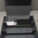 Mlikero Card Deck Case for Trading Cards 1800+, Trading Card Storage Box with 10 Dividers and 3 Foam Stoppers, Leather Magnetic Closure Commander Deck Box Fit for YuGiOh, MTG and Sport Cards (A1-Black)