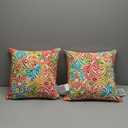 Pillow Perfect Indoor/Outdoor Corinthian Dapple 18.5" Throw Pillow (Set of 2), 18.5" x 18.5" x 5", 2 Piece