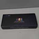 HITIME x XVX 60% Percent Keyboard with Strap, H61 Wired Aluminum Gaming Keyboard, Hot Swappable, Kanagawa Anime PBT Keycaps, RGB Backlit, Cherry Profile, Sound Absorbing Pads, Creamy Linear Switch