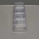 4 PCS Seasoning Box, Clear Spice Containers with Spoon, Acrylic Toppings Containers with Lids, Kitchen Multi Spice Box for Salt, Sugar, Pepper, Garlic Powder