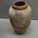 Antique Ceramic Flower Vase for Living Room Bedroom 9.06'' Farmhouse Decor for Bouquet Fake Plant Home Decor Office Table Shelf Fireplace Centerpieces Rustic Retro Vintage Classic Modern