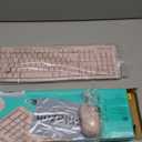 Logitech MK270 Wireless Keyboard and Mouse Combo for Windows, 2.4 GHz, 8 Multimedia Keys, PC, Laptop, Wireless Keyboard Compact Mouse Combo - Rose (1 Pack)