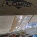 COBIZI 10x10 Pop Up Canopy with Sidewalls Heavy Duty Party Tent with Removable Awning Easy Up Outdoor Canopy Wedding, All Season Windproof&Waterproof with Roller Bag UPF 50+, White