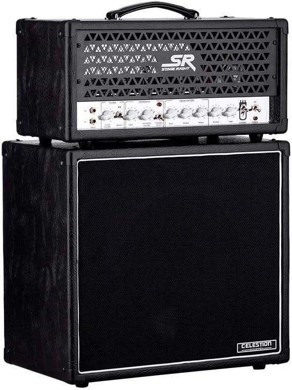 Monoprice 1x12 Guitar Stack Tube Amplifier - 30-Watt, With Celestion V30 and Reverb - Stage Right Series
