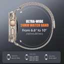 Milanese Loop Compatible for Apple Watch Ultra 3 2 1 Band 49mm 46mm 45mm 44mm 42mm, Men Stainless Steel Rugged Mesh Band with Strong Magnetic Clasp, Adjustable Metal Strap for iWatch Series 11/10/9/8/7/6/5/4/SE/Ultra