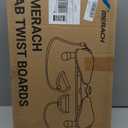 MERACH Waist Twister Machine Exercise, Ab Twist Board with 300 lbs Weight Capacity, Abs Workout for Slim Waist and Core Ab Exercise, Noiseless Home Gym Equipment for Women Men (Pink)