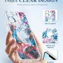 Dibrell for iPhone 16 Pro Case, [Full Camera Protection] [Not Yellowing] [Military-Grade Drop Protection] Cute Clear Slim Shockproof Protective Phone Cover for Women Girls 6.3", Undersea Song/Blue